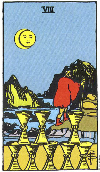 Tám Cốc (Eight of Cups)