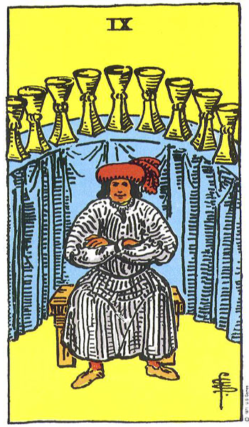 Chín Cốc (Nine of Cups)