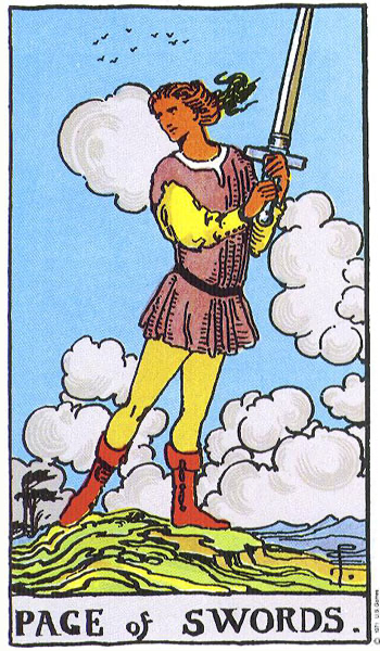 Tiểu Đồng Kiếm (Page of Swords)