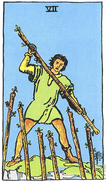 Bảy Gậy (Seven of Wands)