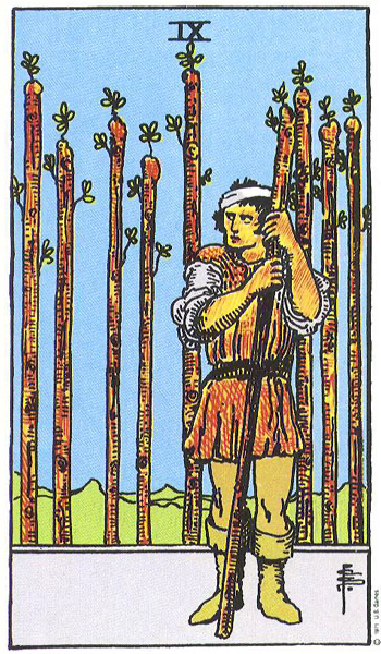 Chín Gậy (Nine of Wands)