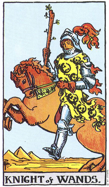 Hiệp Sĩ Gậy (Knight of Wands)