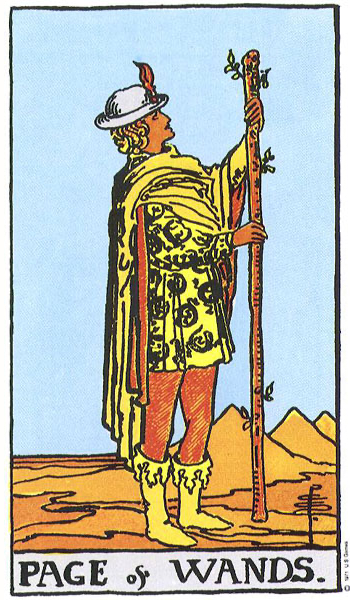 Tiểu Đồng Gậy (Page of Wands)